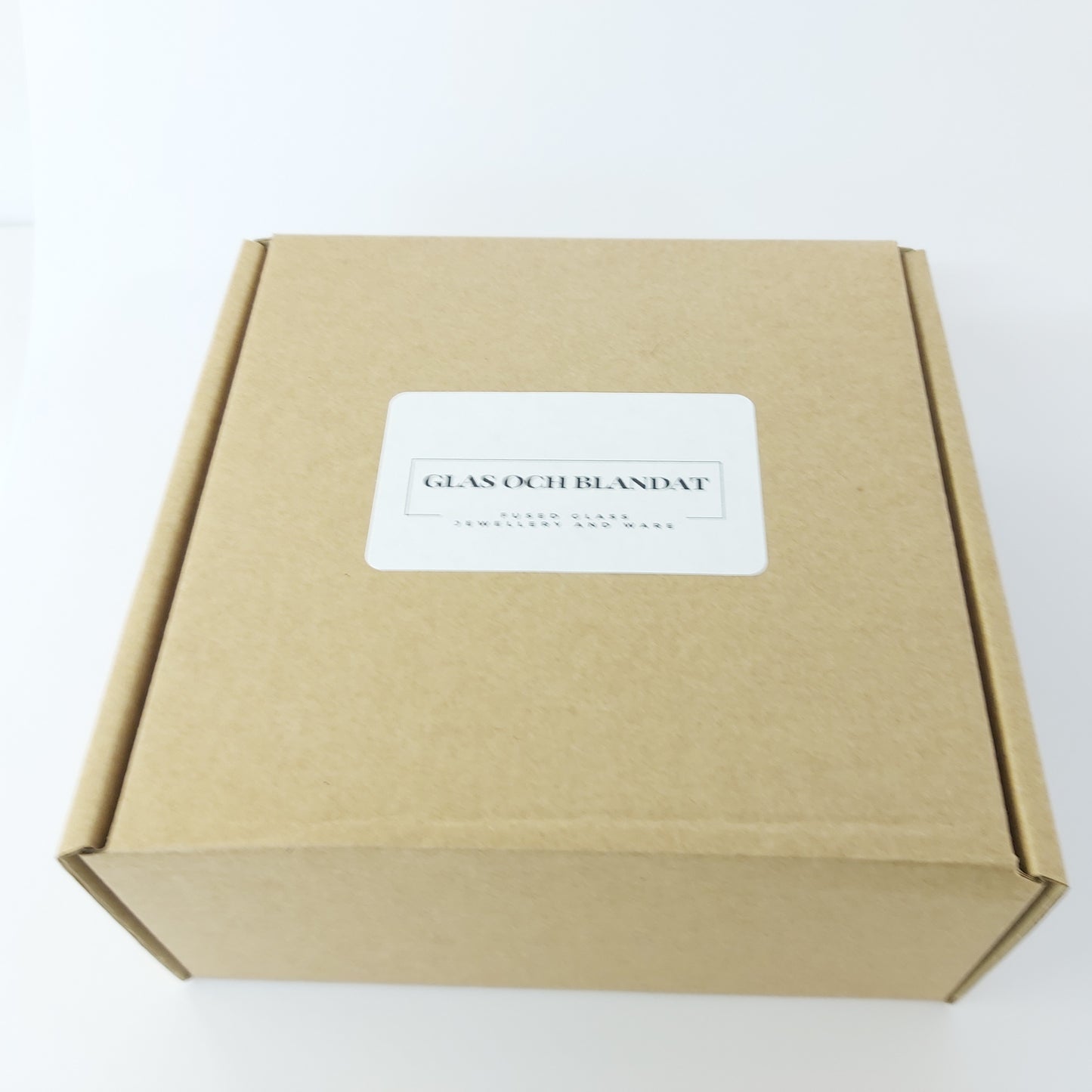 Handgjord Värmeljusstake av Glas - Flerfärgad