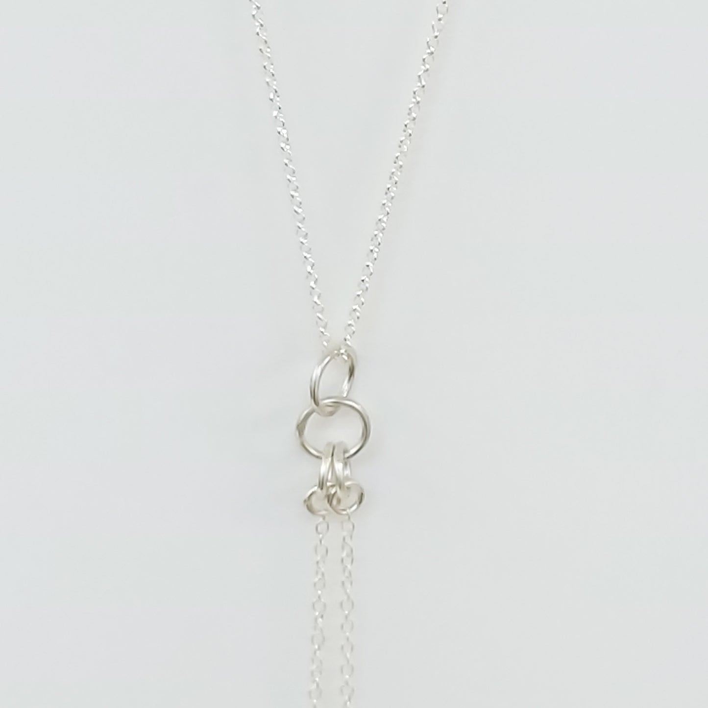 Halsband - Smaragdgrönt dikroiskt glas (925 Sterling Silver)