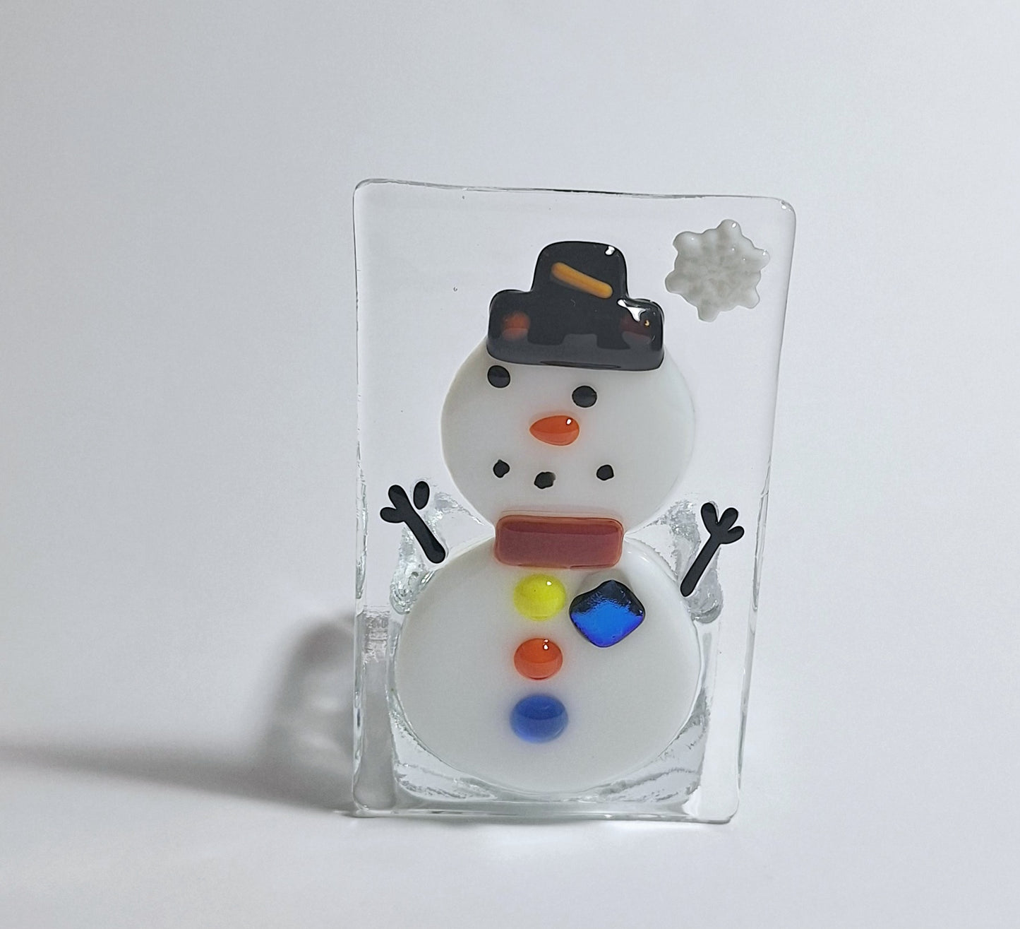 Snögubbe Värmeljushållare
