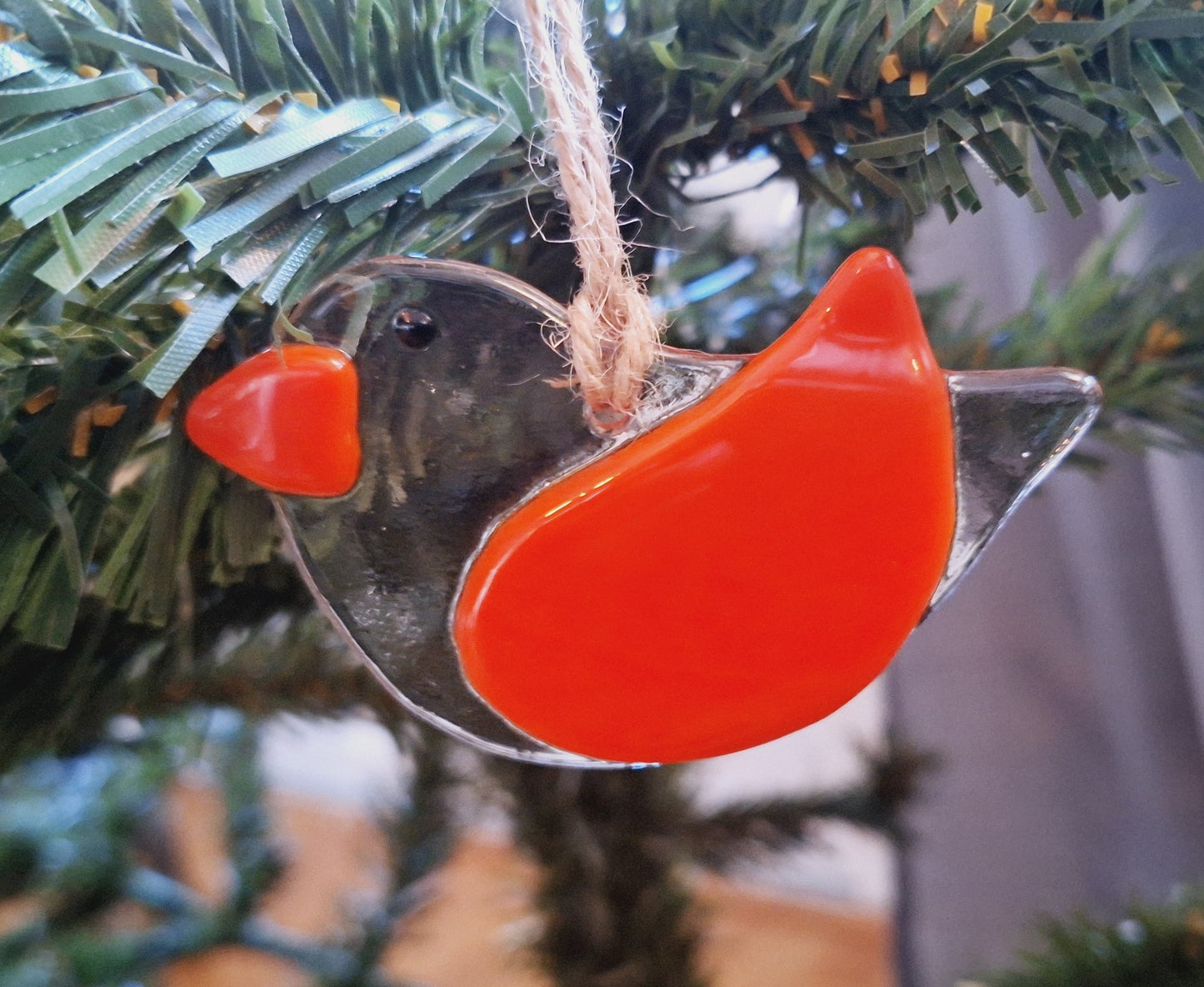 Fused Glass Robins