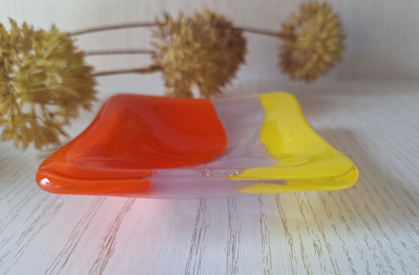 Handmade Fused Glass Trinket Dish
