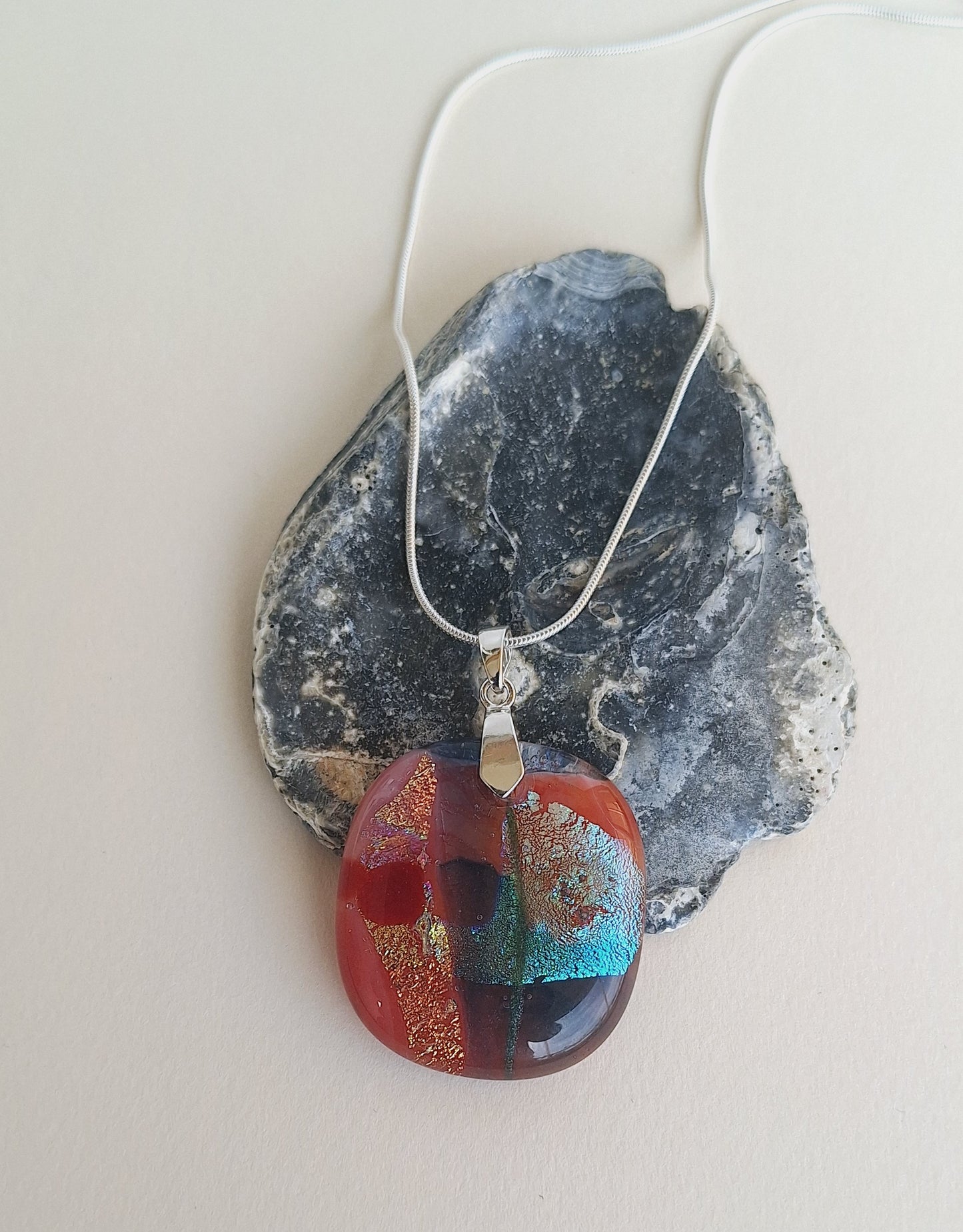 Dichroic Glas Smycke Hängen