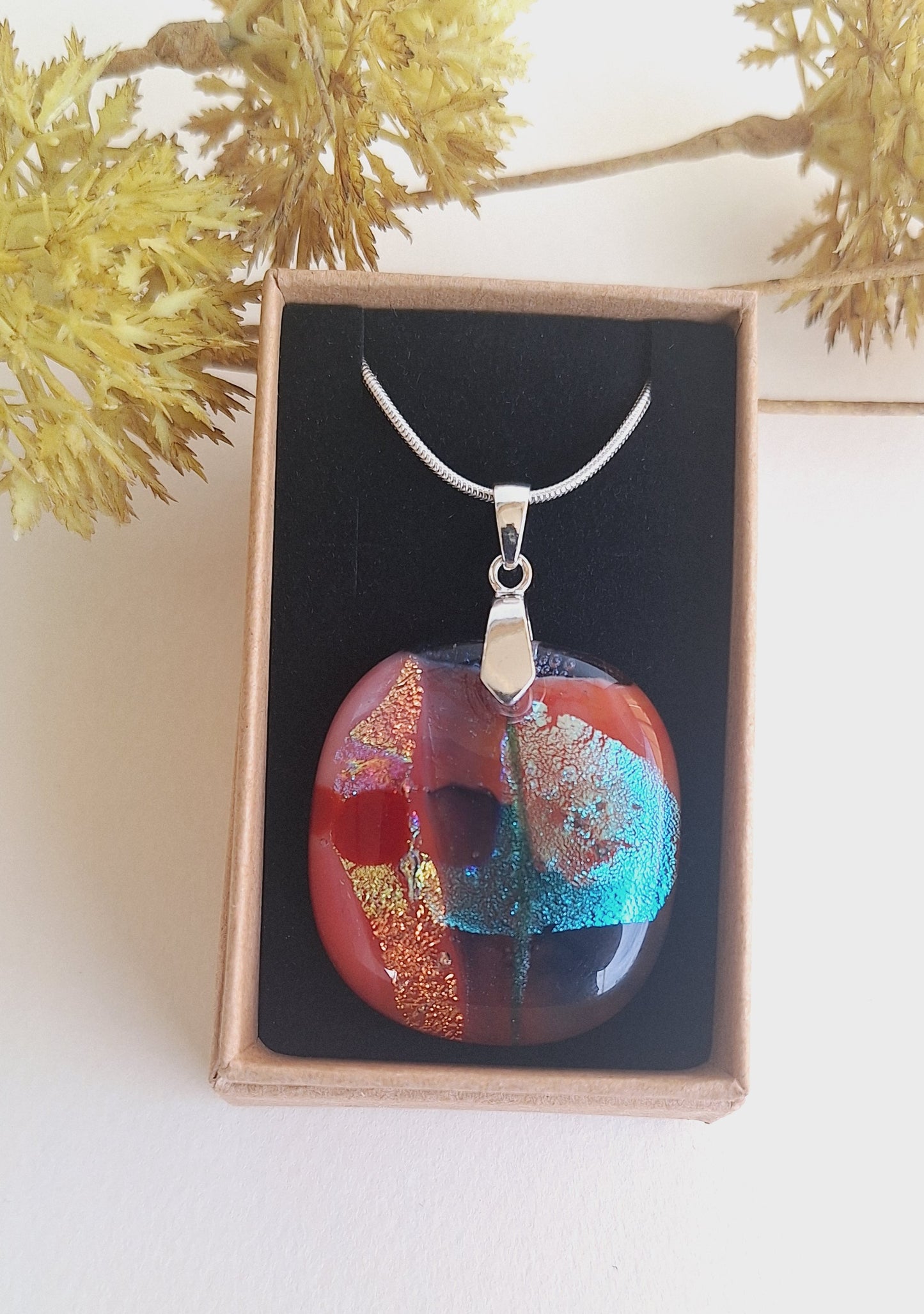 Dichroic Glas Smycke Hängen