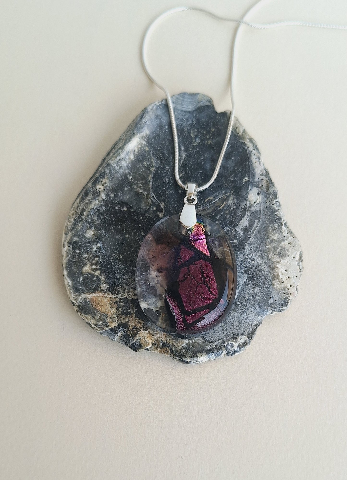 Dichroic Glas Smycke Hängen