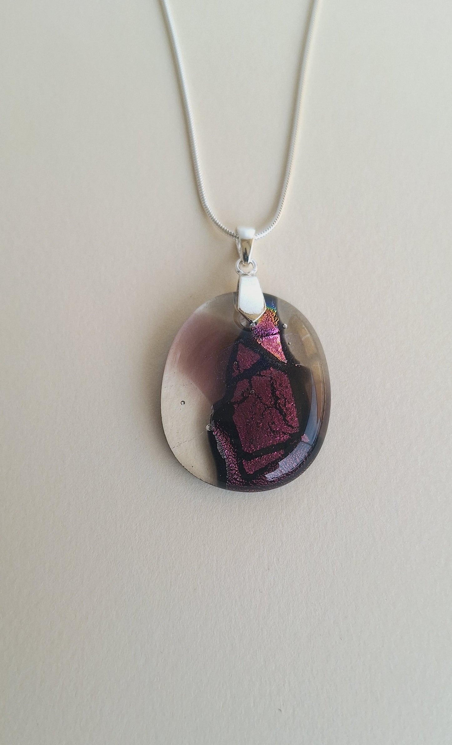 Dichroic Glas Smycke Hängen