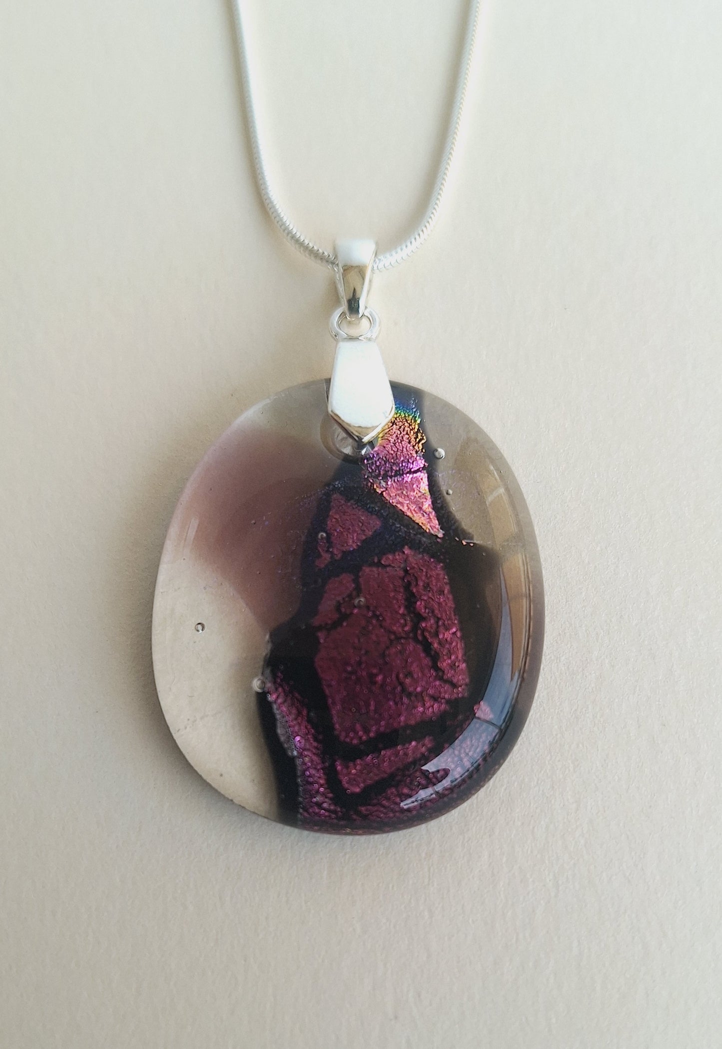 Dichroic Glas Smycke Hängen
