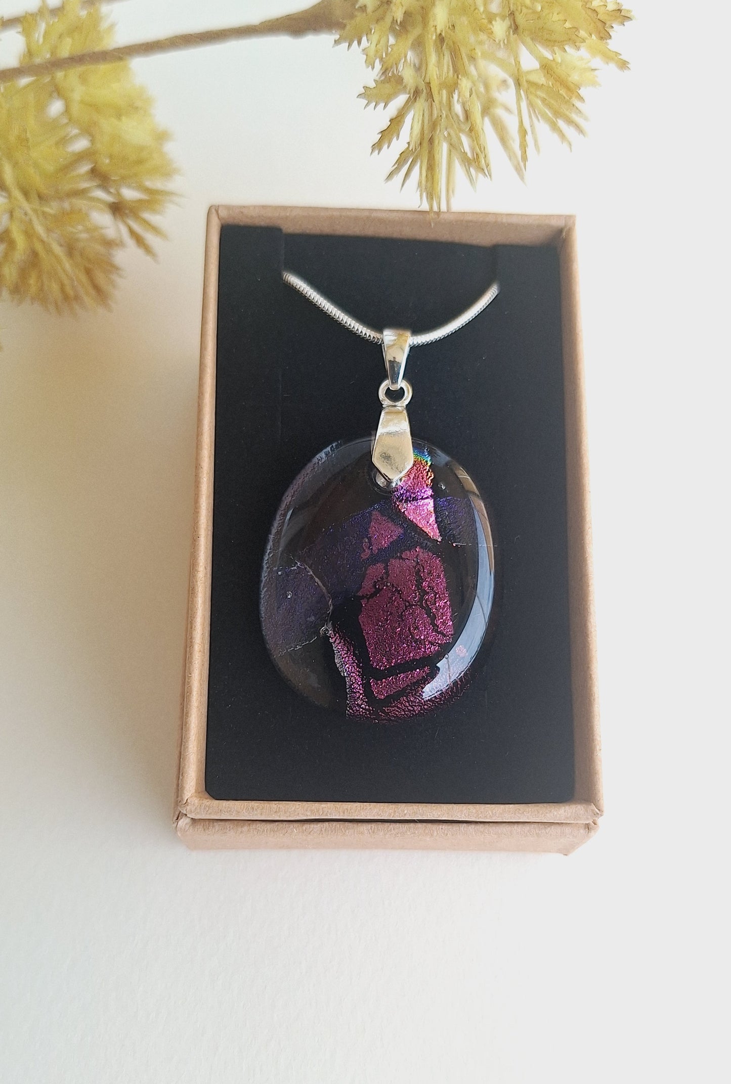 Dichroic Glas Smycke Hängen