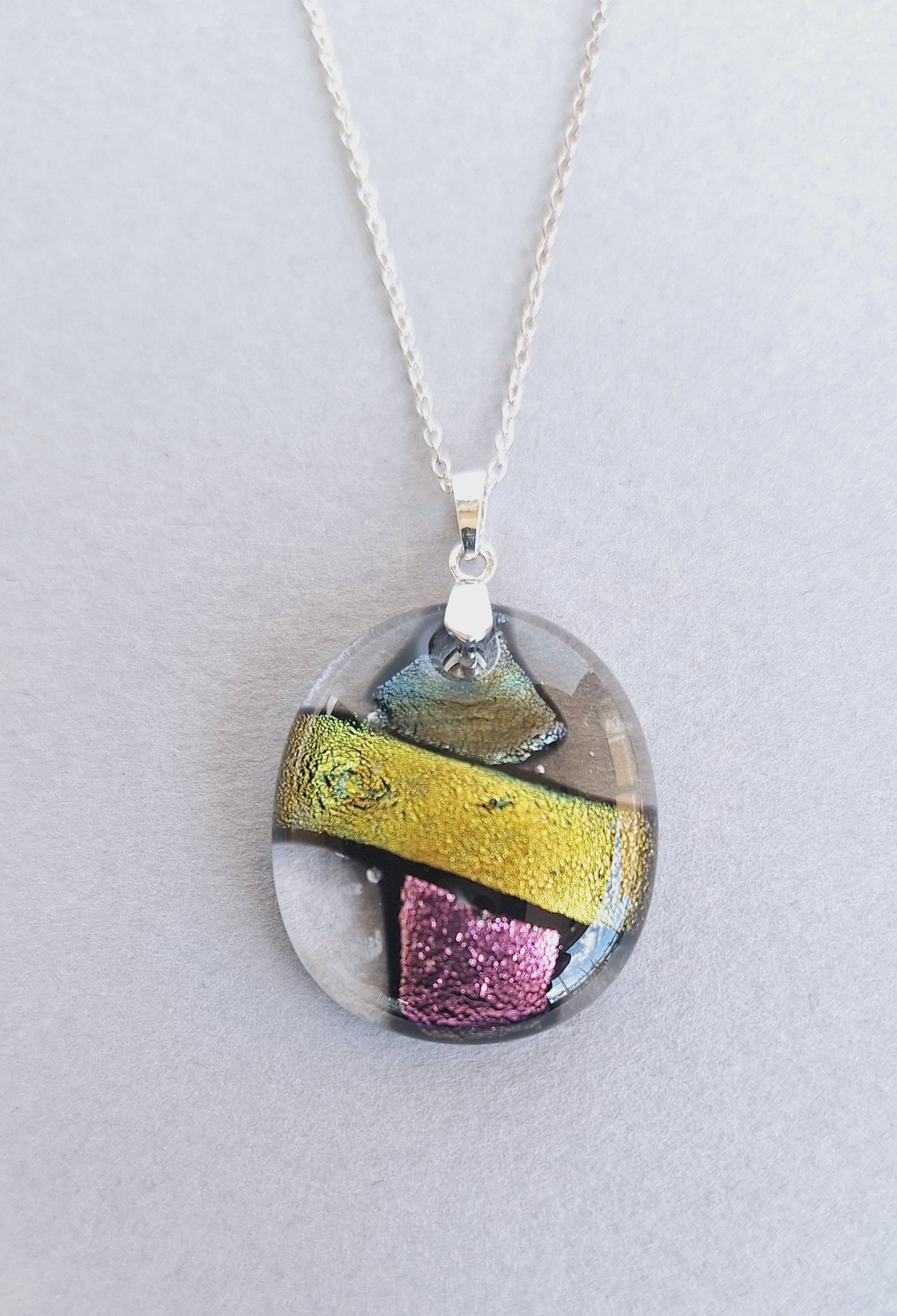 Dichroic Glas Smycke Hängen