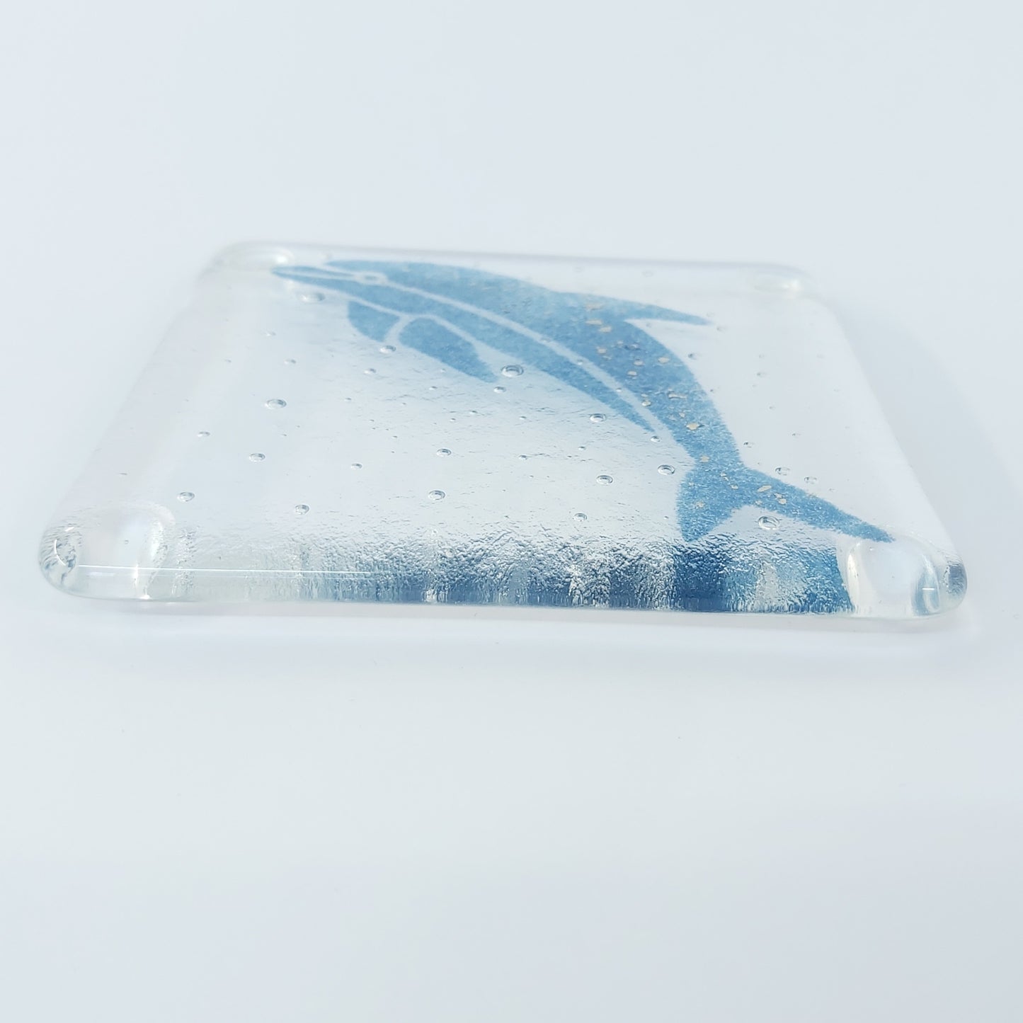 Coasters with Blue Caribbean Dolphin