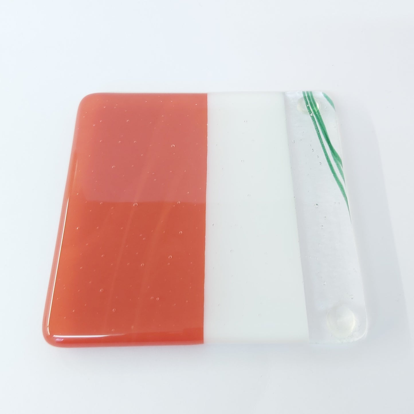Coasters with Stripes in Several Colours