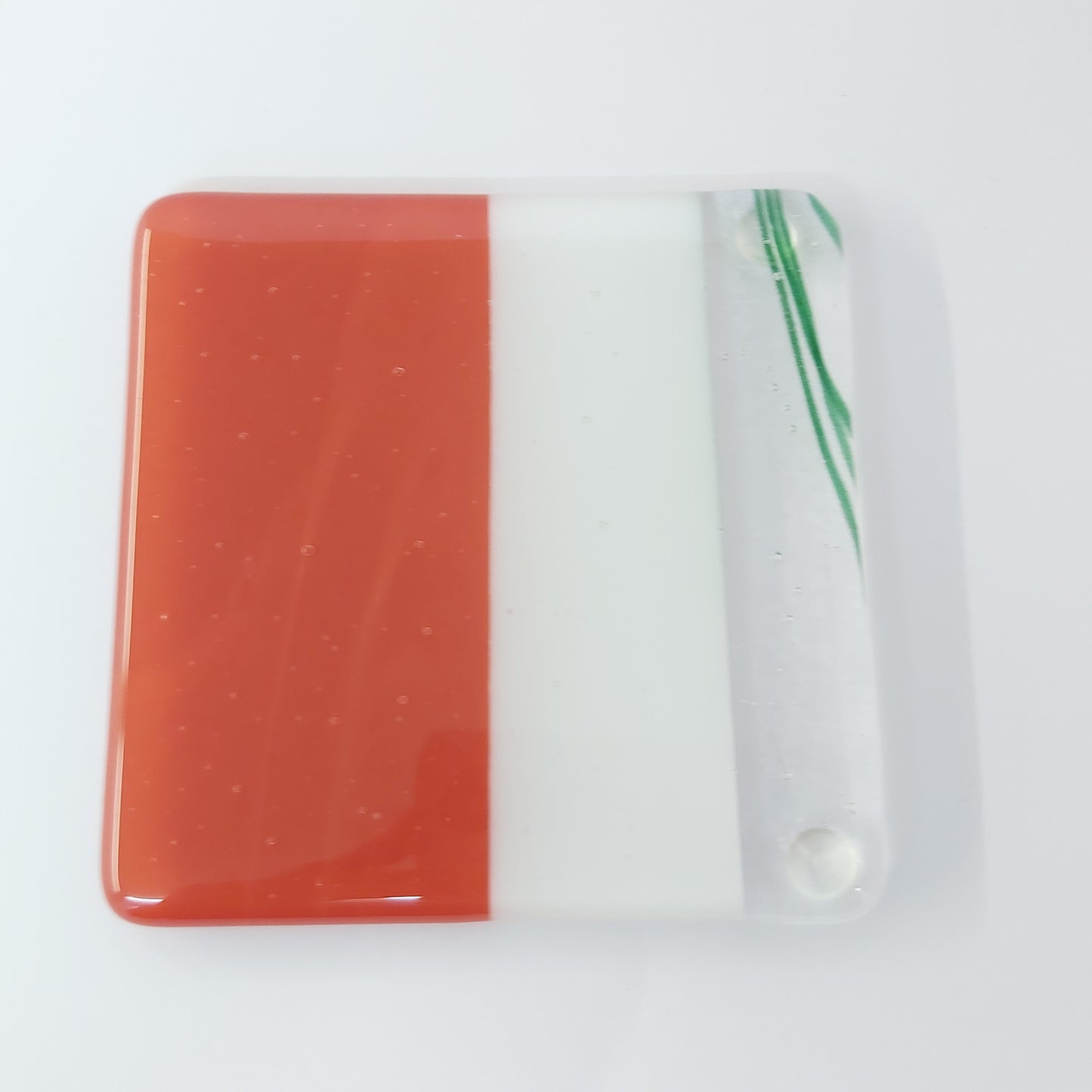 Coasters with Stripes in Several Colours