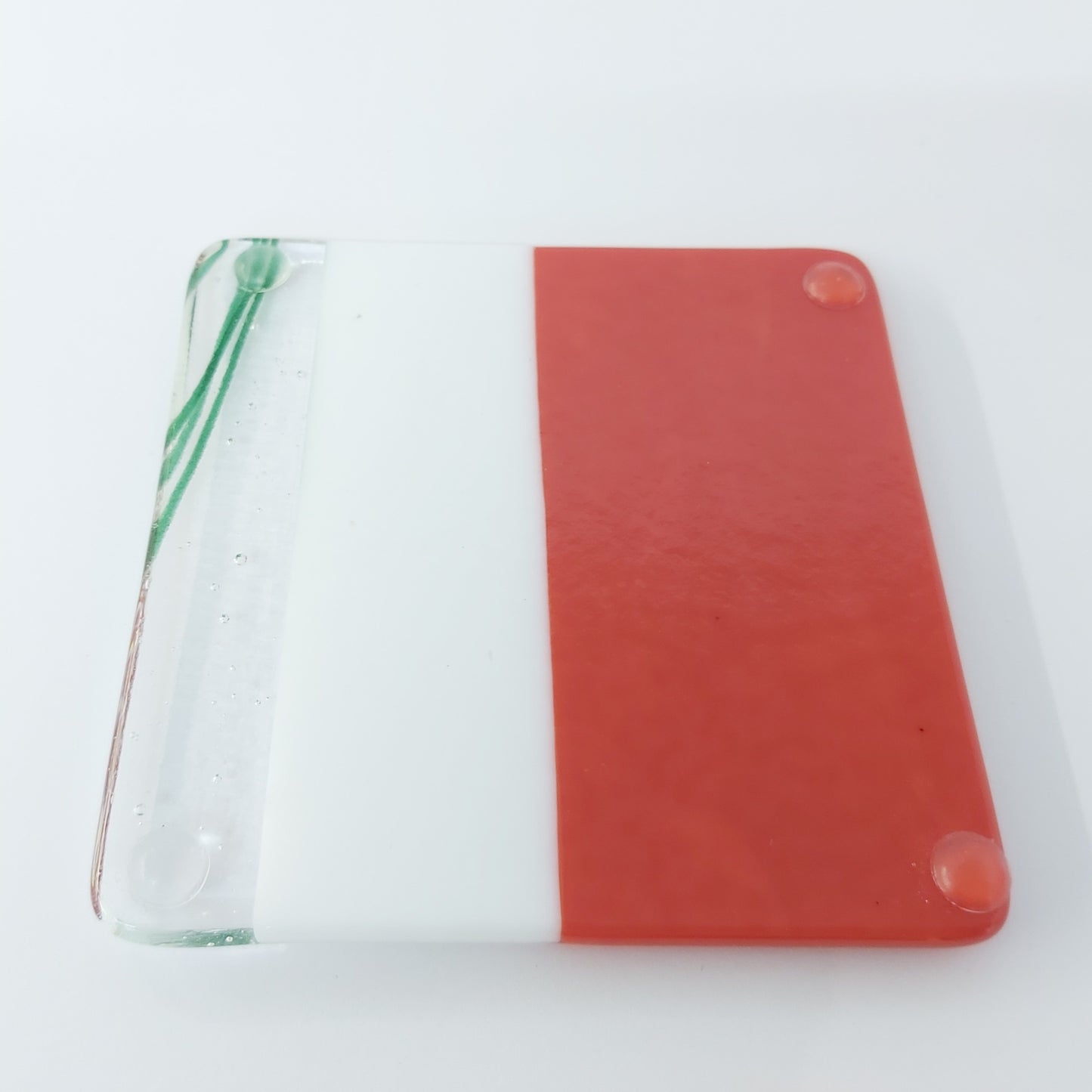 Coasters with Stripes in Several Colours