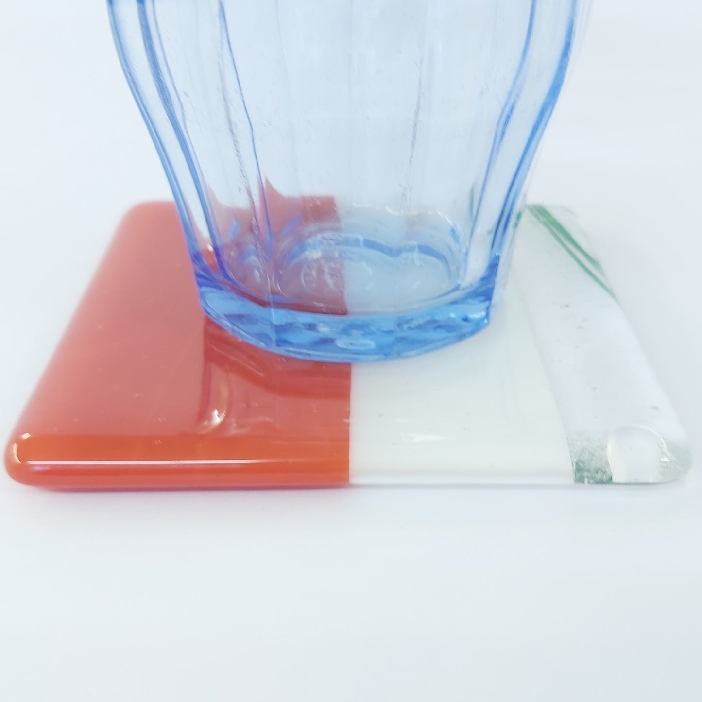 Coasters with Stripes in Several Colours
