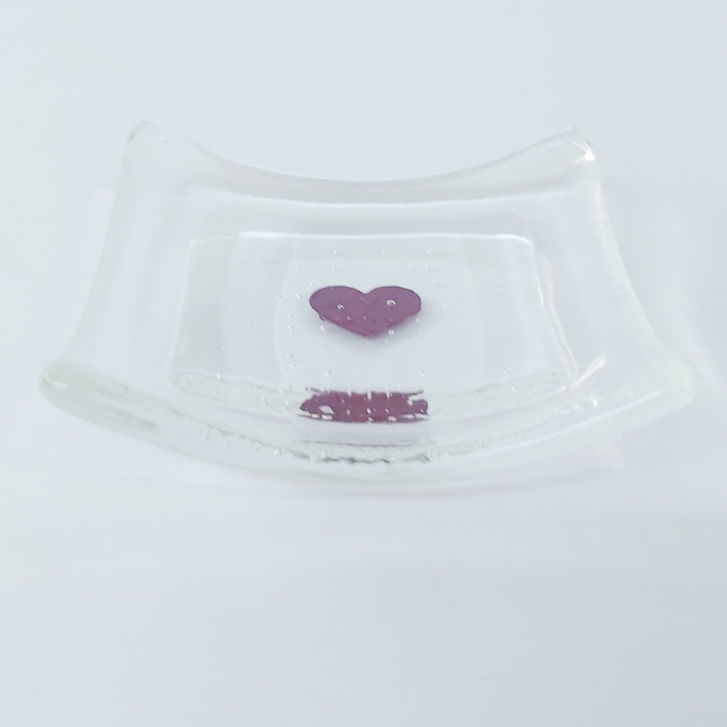 Handmade Glass Earring Bowl - My Heart
