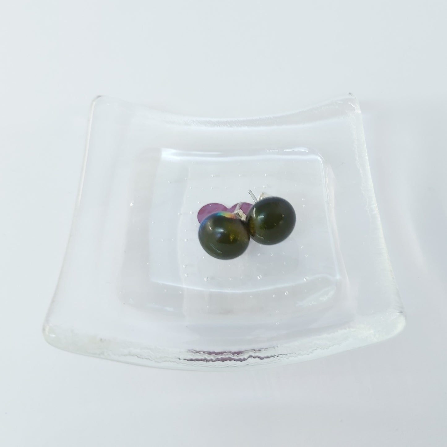 Handmade Glass Earring Bowl - My Heart