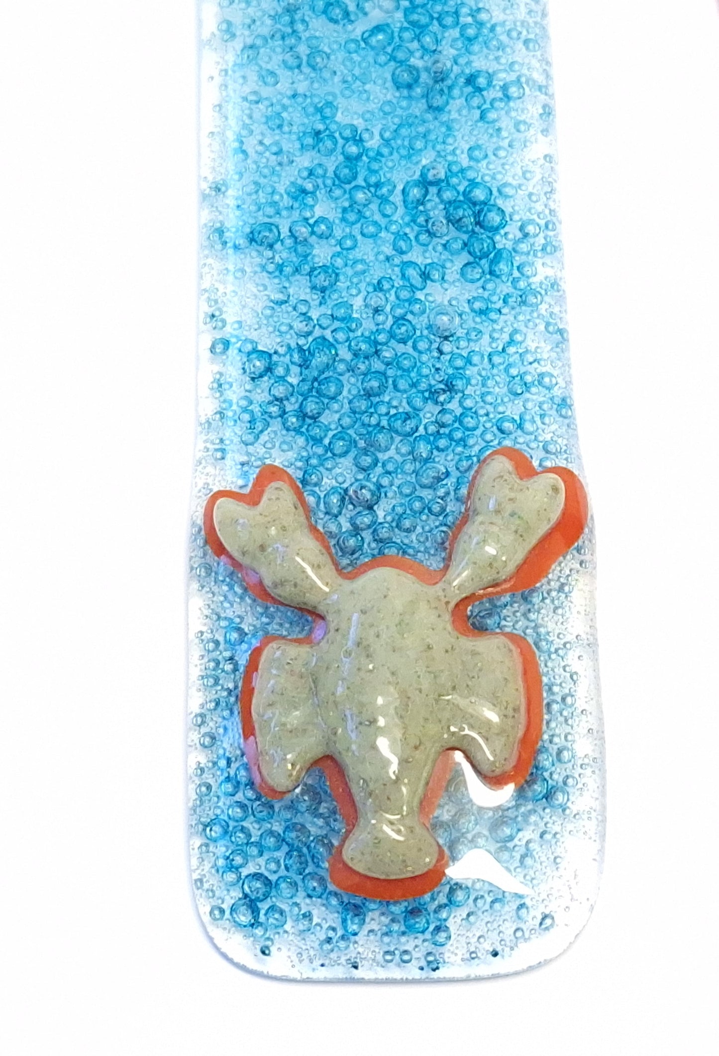 Crayfish Glass Bookmark