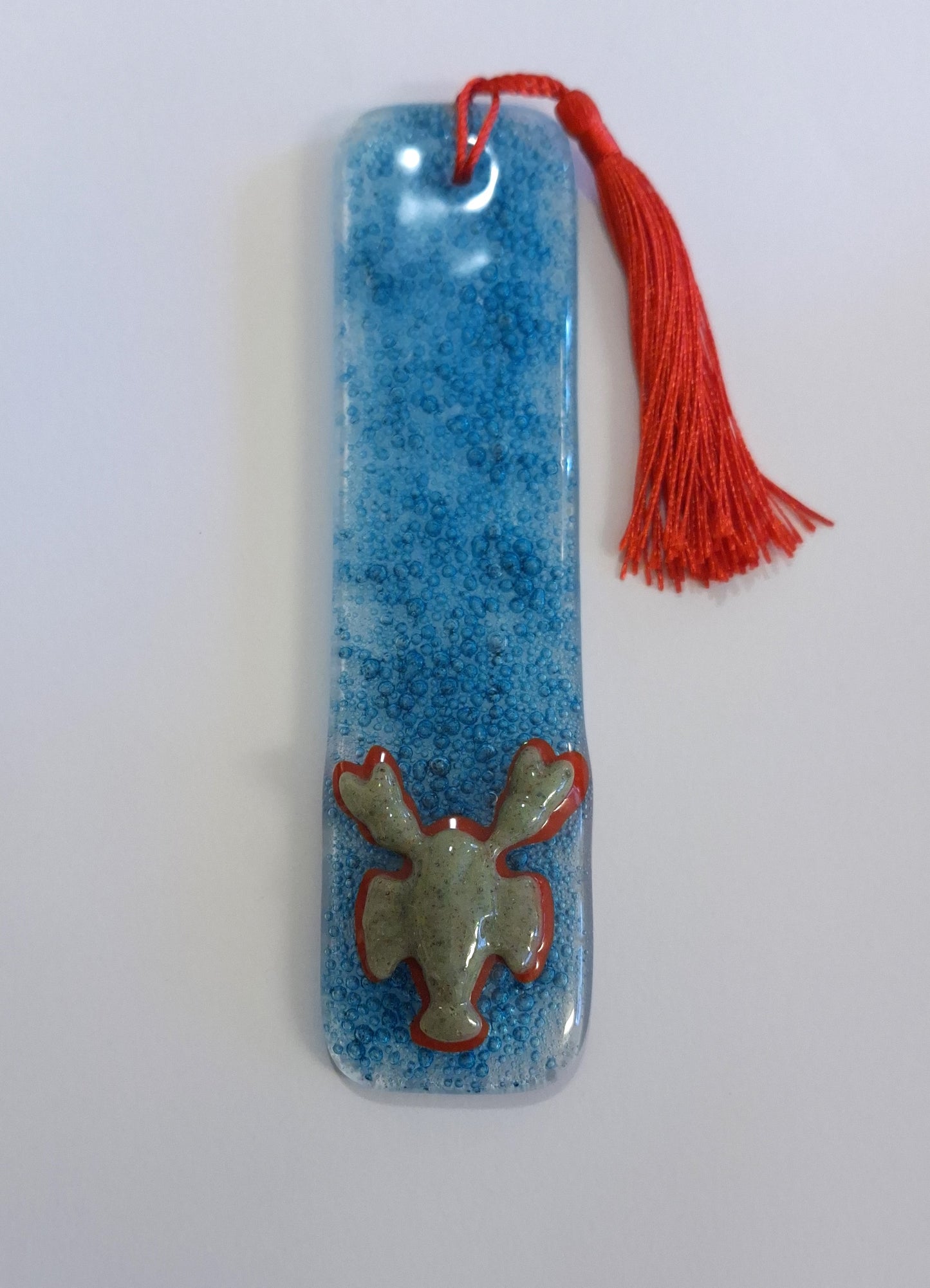 Crayfish Glass Bookmark