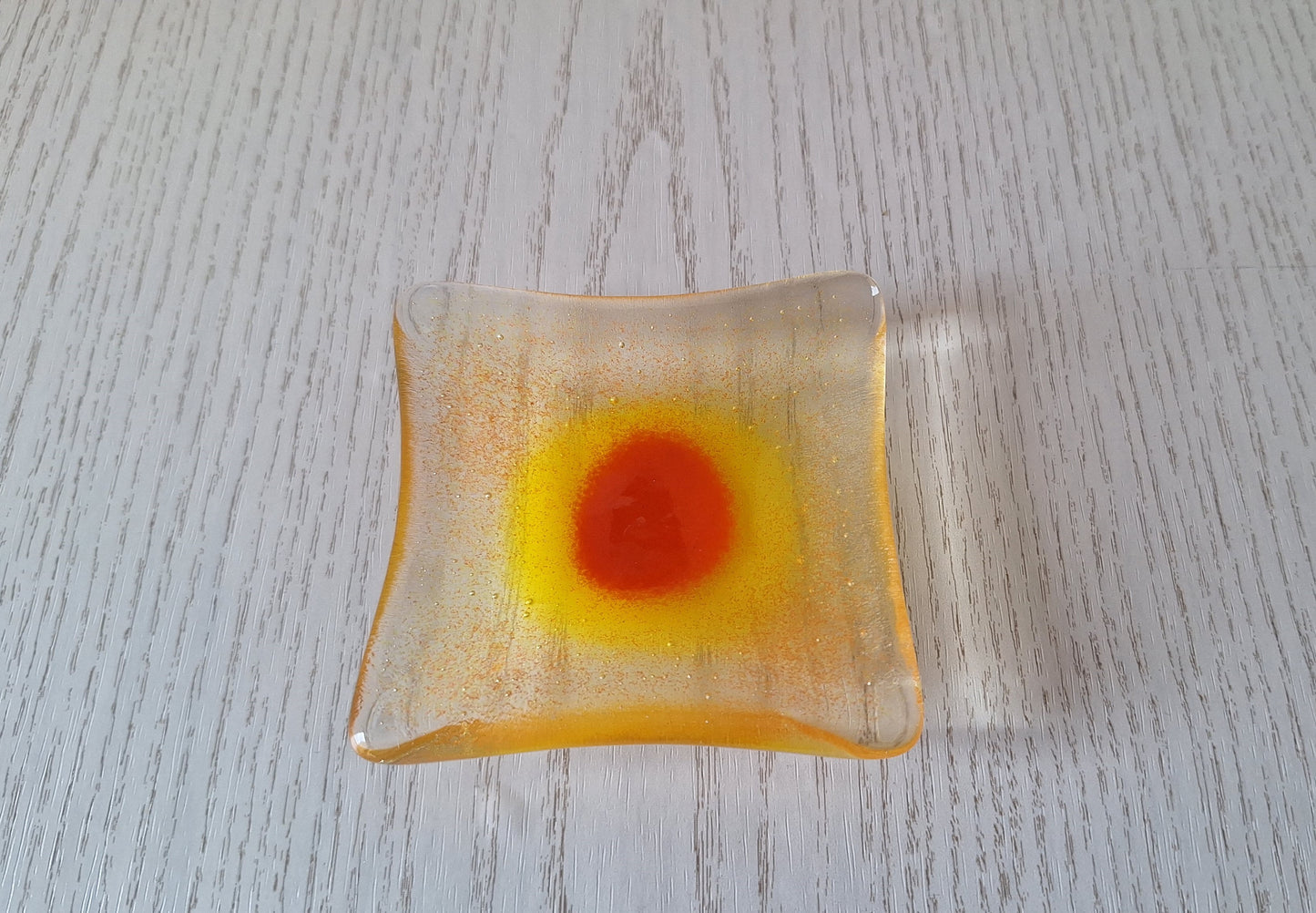 Handmade Fused Glass Trinket Dish
