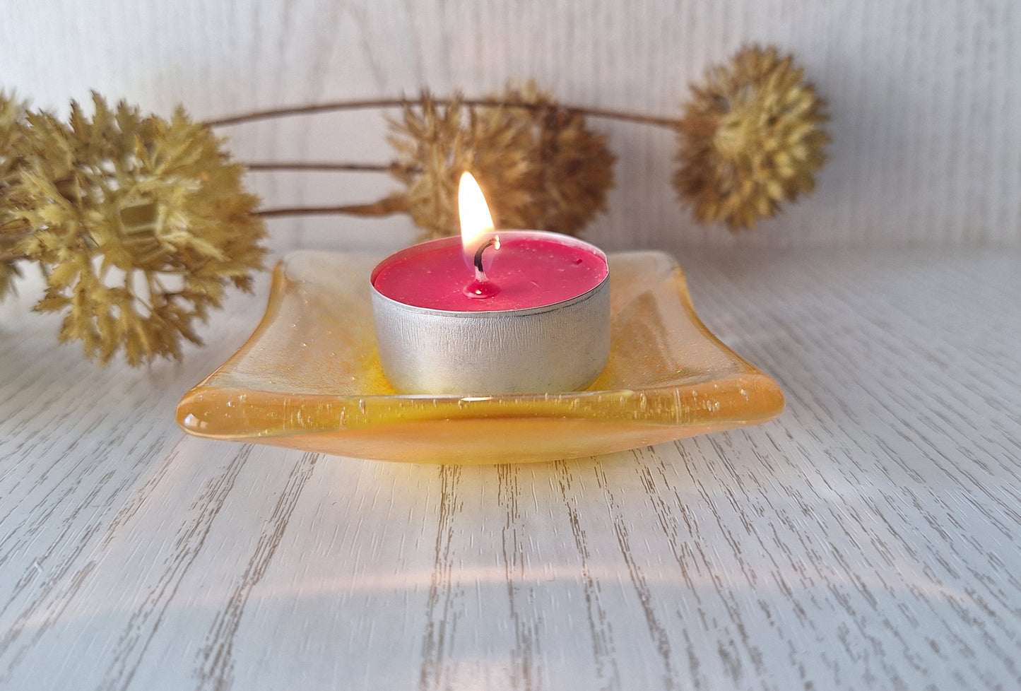 Handmade Fused Glass Trinket Dish