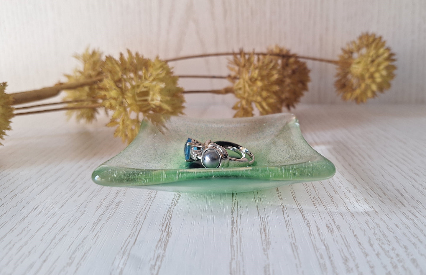 Handmade Glass Earring Dish