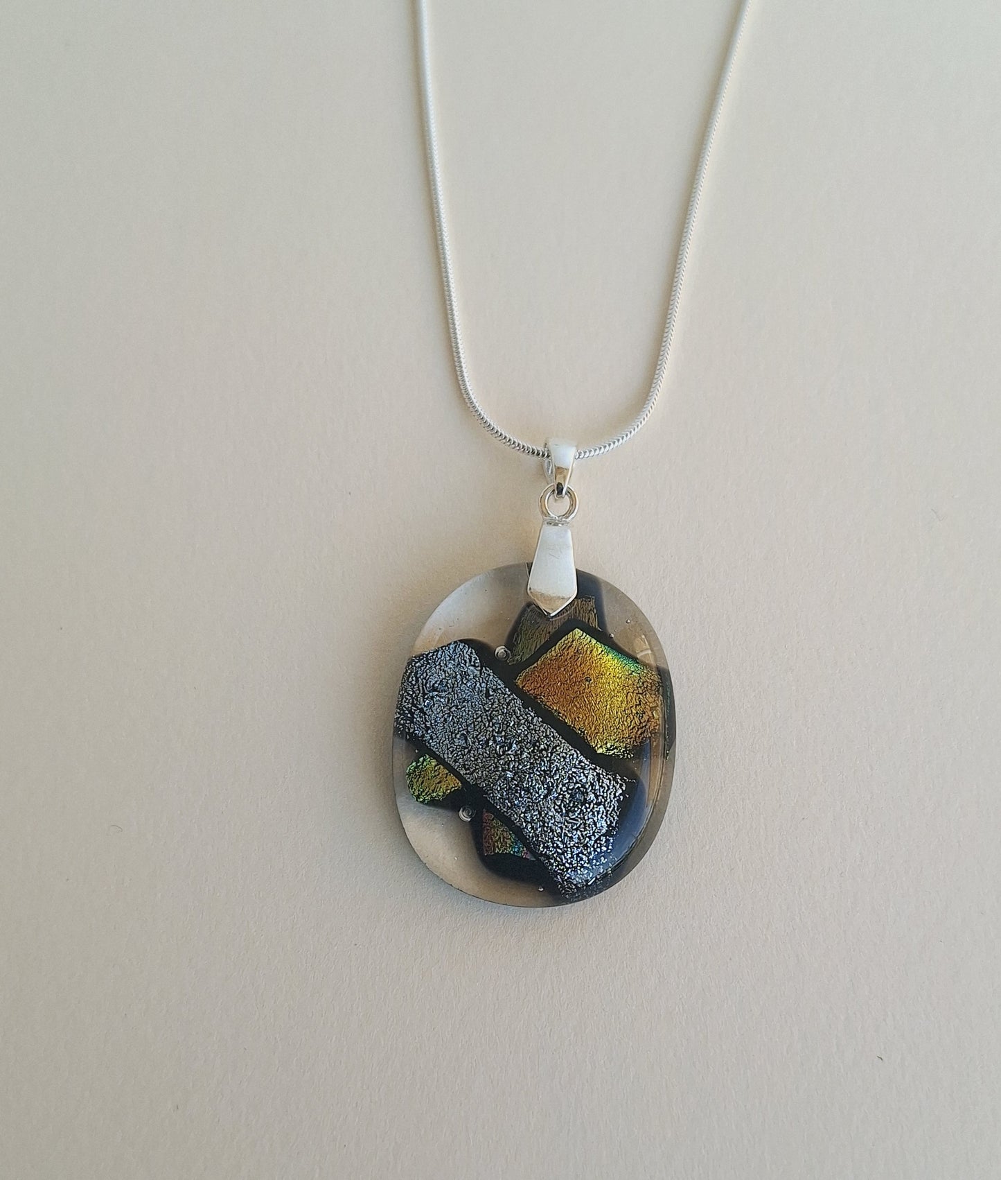 Dichroic Glas Smycke Hängen