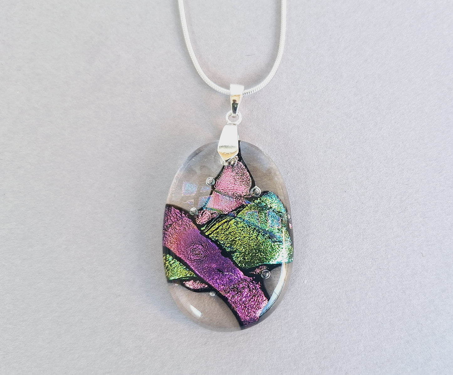 Dichroic Glas Smycke Hängen